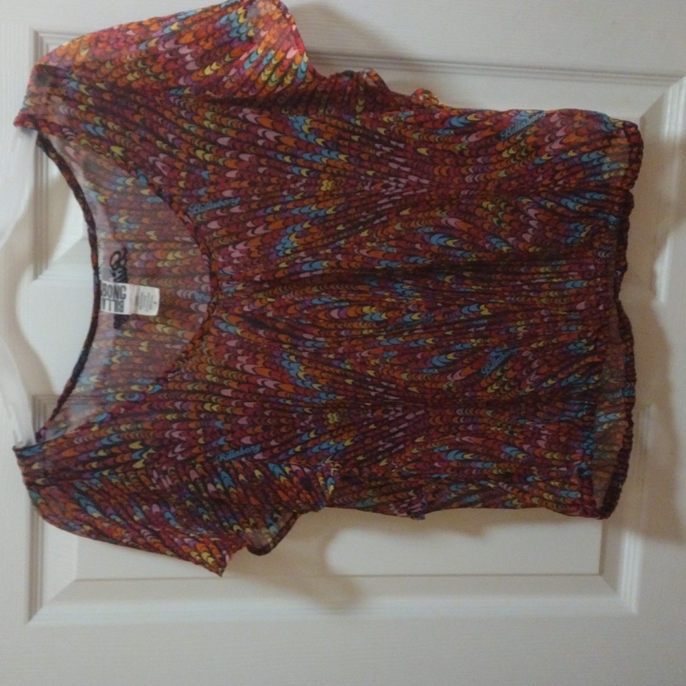 Billabong flowy multicolored blouse